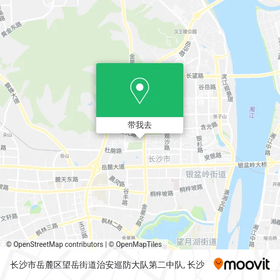 长沙市岳麓区望岳街道治安巡防大队第二中队地图