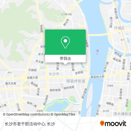 长沙市老干部活动中心地图