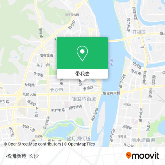 橘洲新苑地图