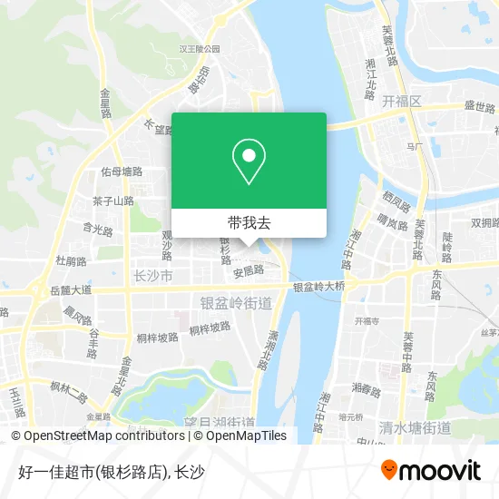 好一佳超市(银杉路店)地图