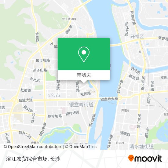 滨江农贸综合市场地图