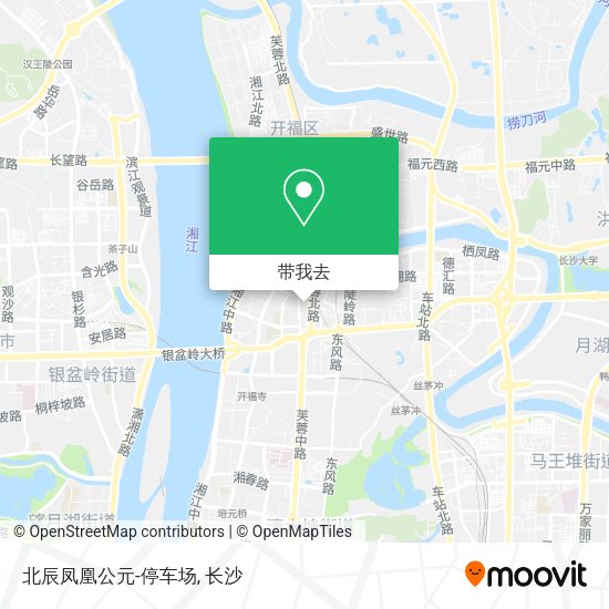 北辰凤凰公元-停车场地图