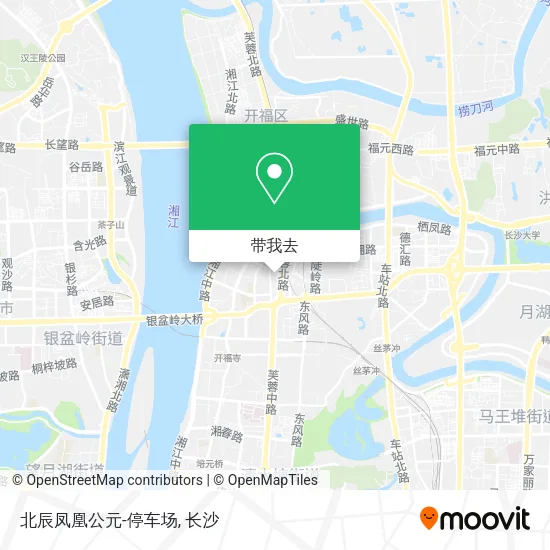 北辰凤凰公元-停车场地图
