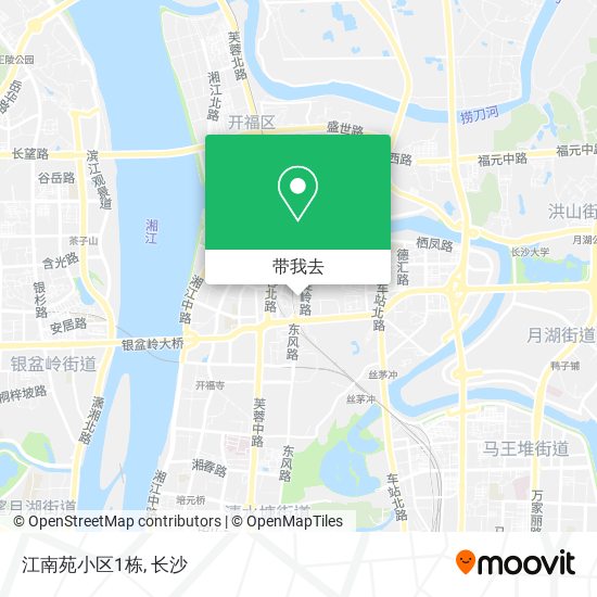 江南苑小区1栋地图