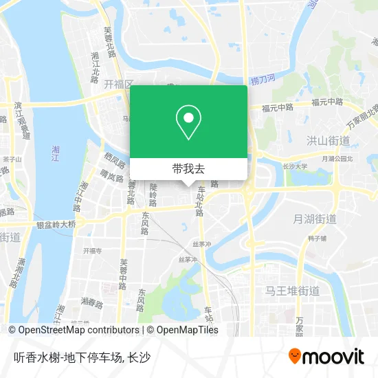 听香水榭-地下停车场地图