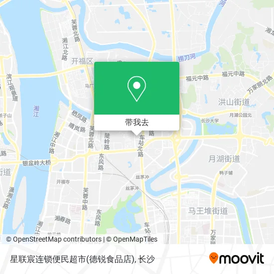 星联宸连锁便民超市(德锐食品店)地图