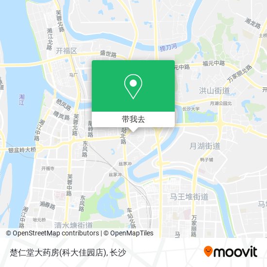 楚仁堂大药房(科大佳园店)地图