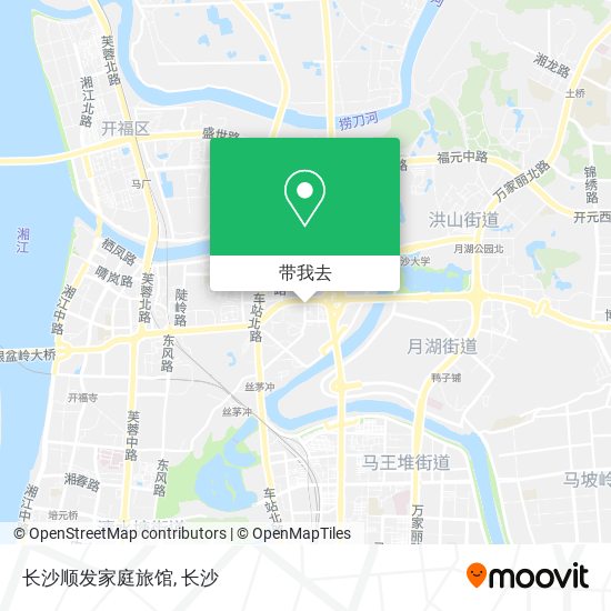 长沙顺发家庭旅馆地图