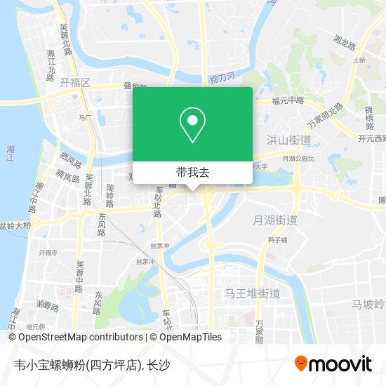 韦小宝螺蛳粉(四方坪店)地图