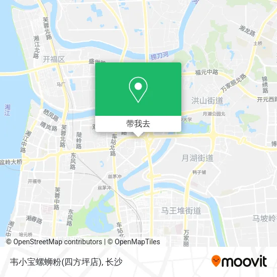 韦小宝螺蛳粉(四方坪店)地图