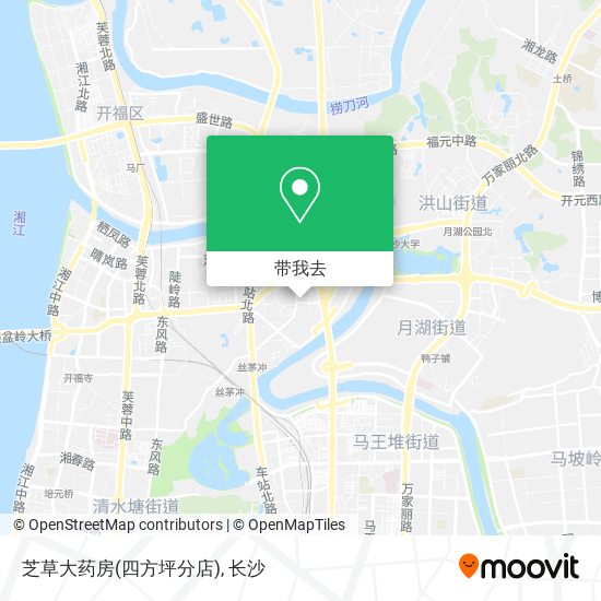 芝草大药房(四方坪分店)地图