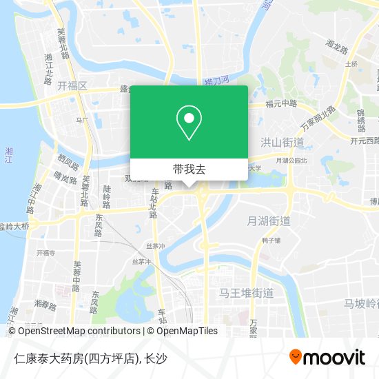 仁康泰大药房(四方坪店)地图