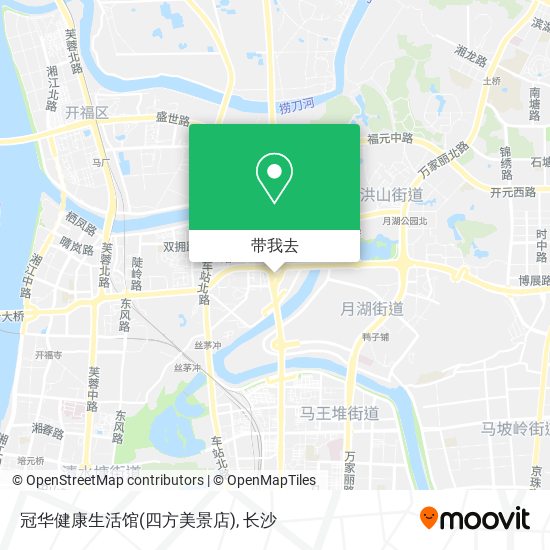 冠华健康生活馆(四方美景店)地图