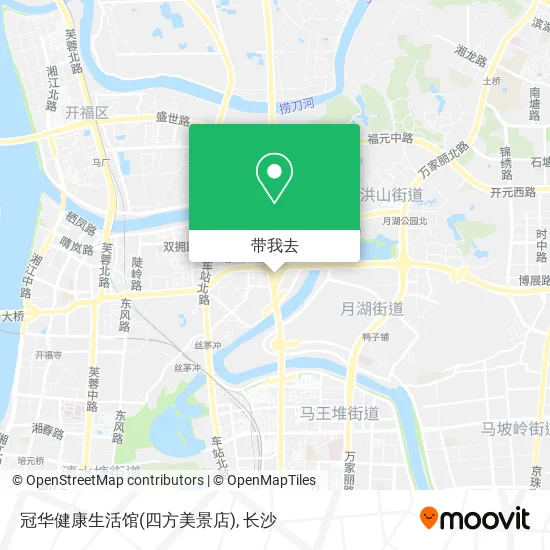 冠华健康生活馆(四方美景店)地图