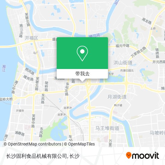 长沙固利食品机械有限公司地图