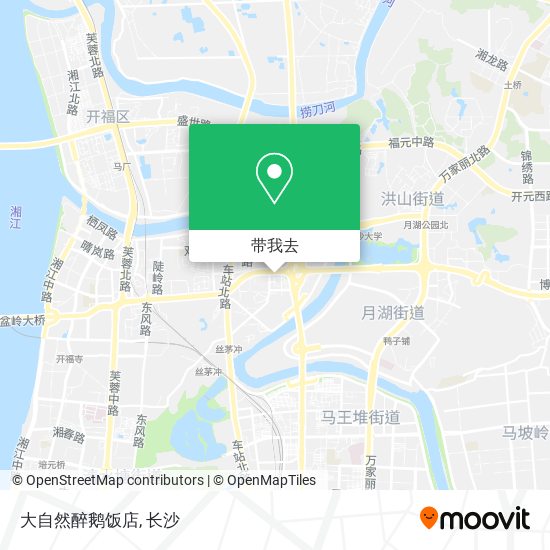 大自然醉鹅饭店地图