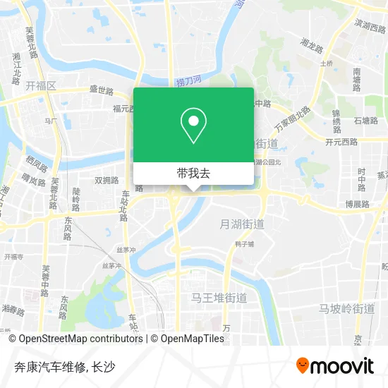奔康汽车维修地图