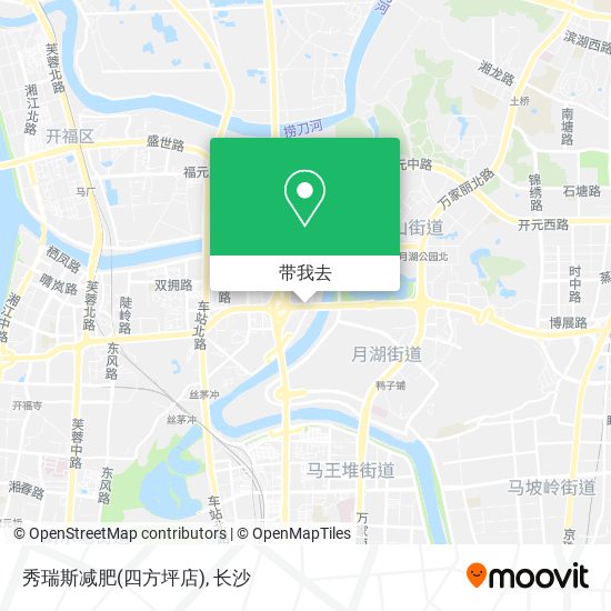 秀瑞斯减肥(四方坪店)地图