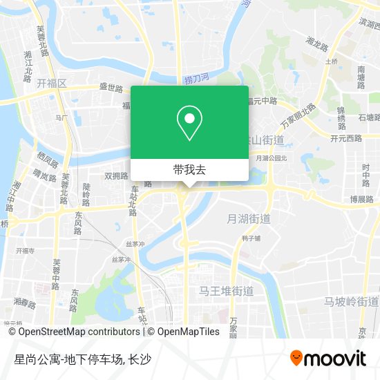 星尚公寓-地下停车场地图