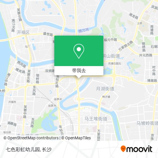 七色彩虹幼儿园地图
