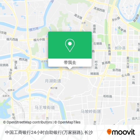 中国工商银行24小时自助银行(万家丽路)地图