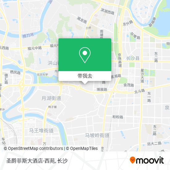 圣爵菲斯大酒店-西苑地图