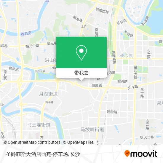 圣爵菲斯大酒店西苑-停车场地图