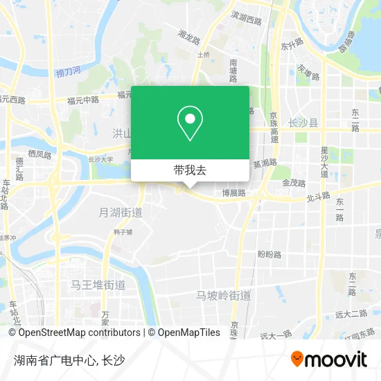 湖南省广电中心地图