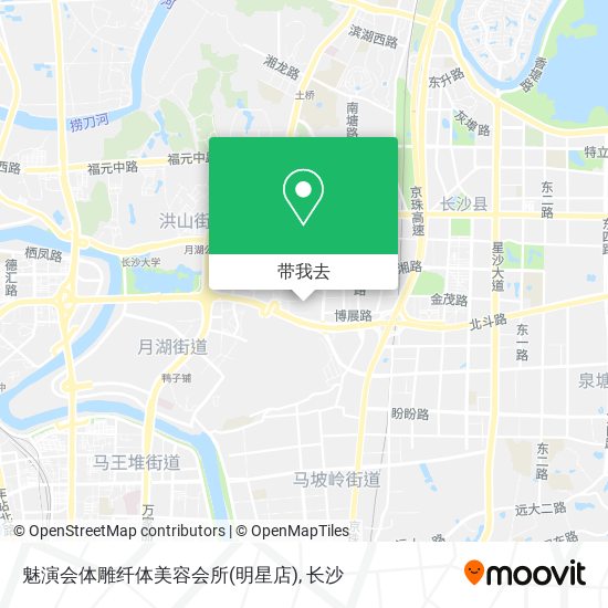 魅演会体雕纤体美容会所(明星店)地图