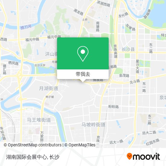 湖南国际会展中心地图