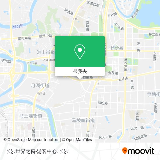 长沙世界之窗-游客中心地图