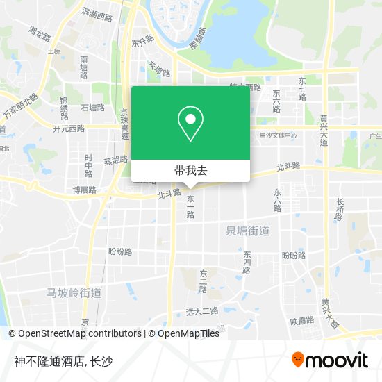 神不隆通酒店地图