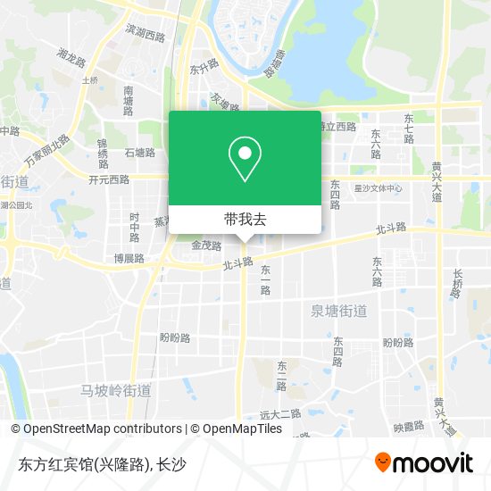东方红宾馆(兴隆路)地图