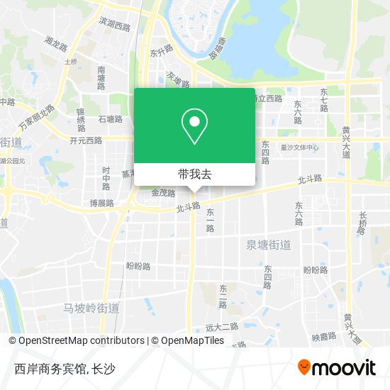 西岸商务宾馆地图