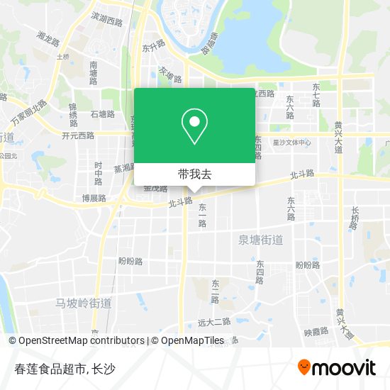 春莲食品超市地图