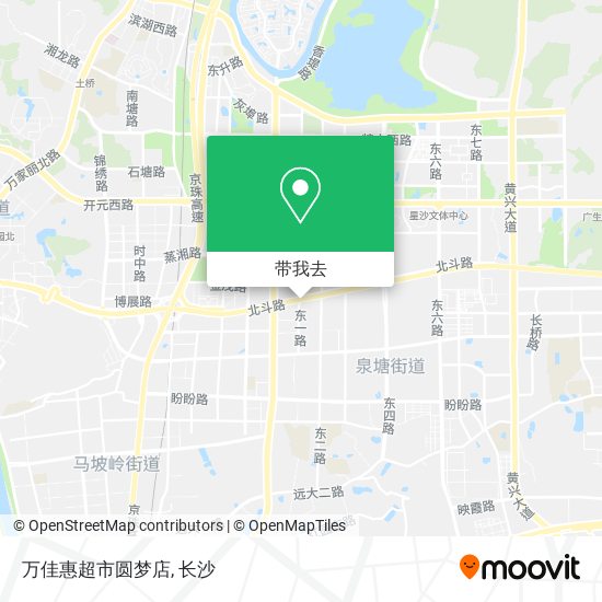 万佳惠超市圆梦店地图