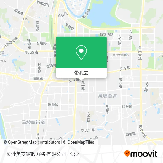 长沙美安家政服务有限公司地图