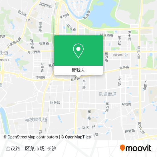 金茂路二区菜市场地图