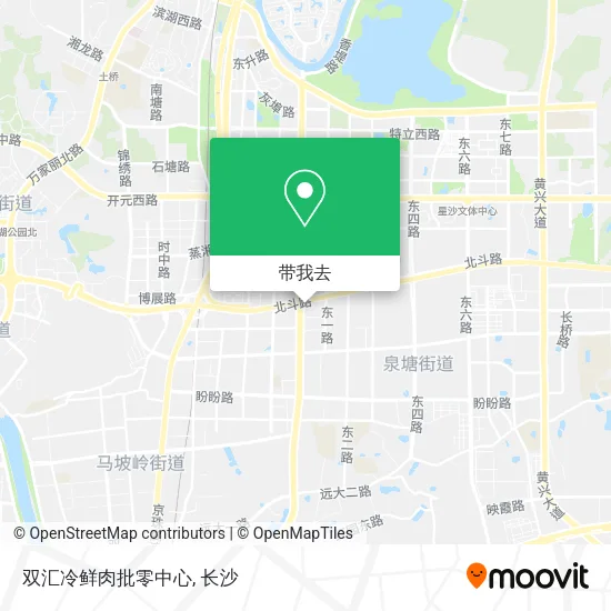 双汇冷鲜肉批零中心地图