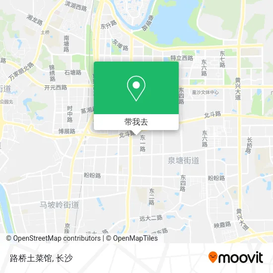路桥土菜馆地图