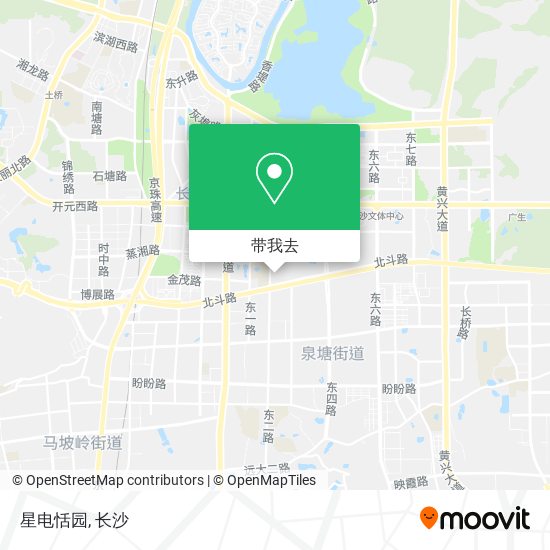 星电恬园地图