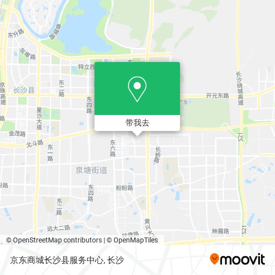 京东商城长沙县服务中心地图