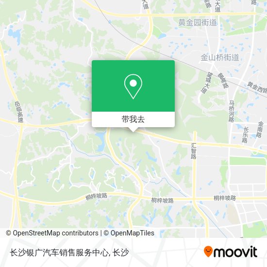 长沙银广汽车销售服务中心地图