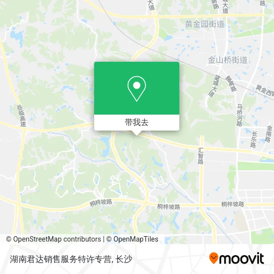 湖南君达销售服务特许专营地图