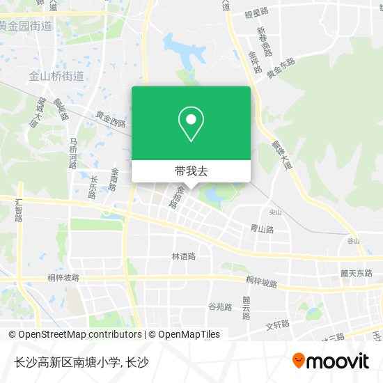 长沙高新区南塘小学地图