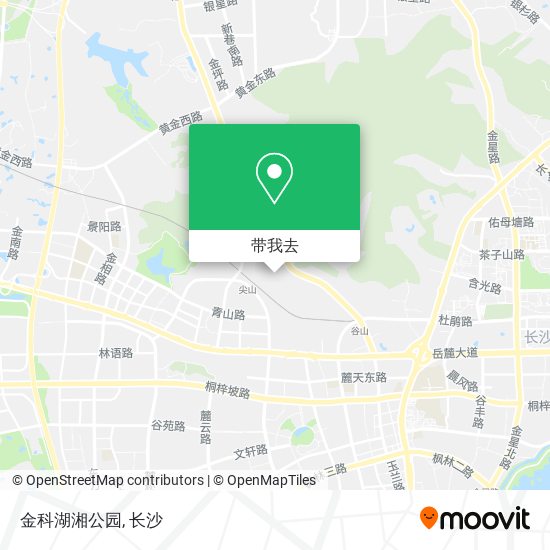 金科湖湘公园地图