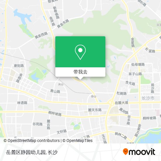 岳麓区静园幼儿园地图