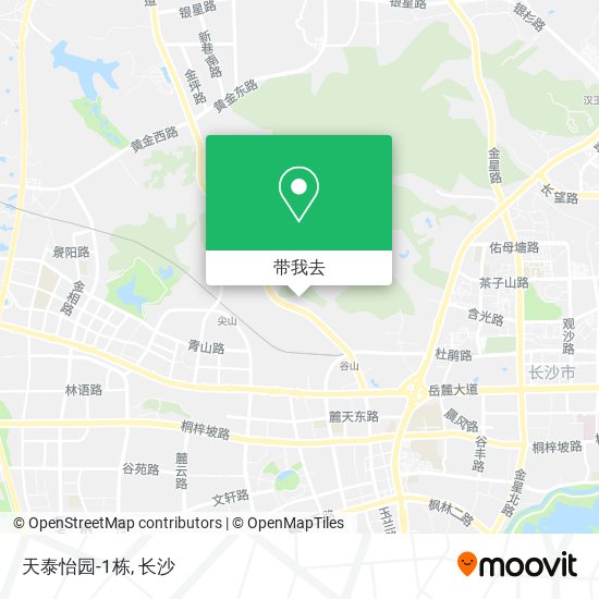 天泰怡园-1栋地图