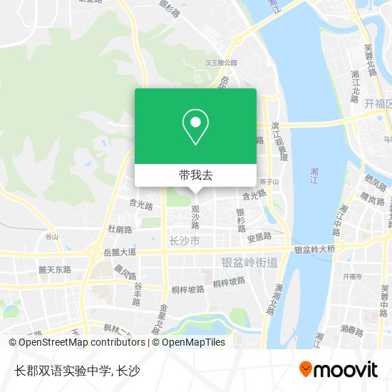 长郡双语实验中学地图