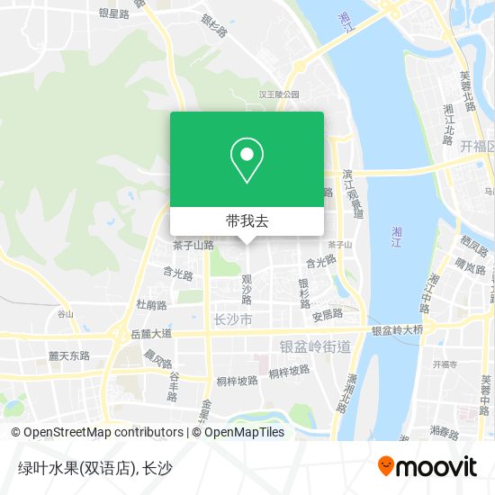 绿叶水果(双语店)地图